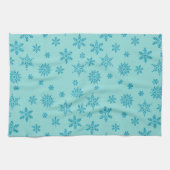 URLAUB BLAUE GLITZER SEHEN FERIENWOHNUNG SCHNEELAK GESCHIRRTUCH (Horizontal)