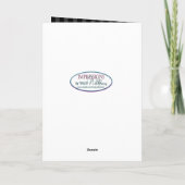 Urlaub, Business, Schwarz/Weiß Muster/Band Karte (Rückseite)