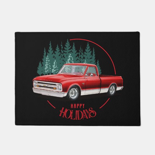 Urlaub C10 Grüße Fußmatte (Vorderseite)