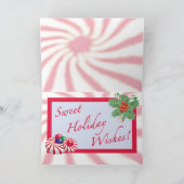 URLAUB CANDY Card Feiertagskarte (Innenseite)