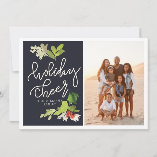 URLAUB CHEER FEIERTAGSKARTE (Vorderseite)