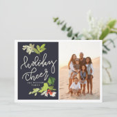 URLAUB CHEER FEIERTAGSKARTE (Stehend Vorderseite)