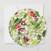 URLAUB CHEER FEIERTAGSKARTE (Rückseite)