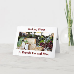 URLAUB CHEER=FREUNDE WEIT UND NAHE FEIERTAGSKARTE