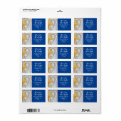 Urlaub Christlich Madonna und Kind Adressaufkleber (Vorne)