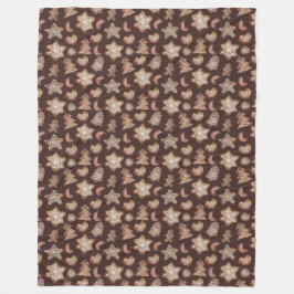 URLAUB CHRISTMAS COOKIES FLEECEDECKE