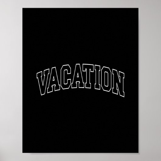 Urlaub - Collegiate University College Campus Va Poster (Vorne)