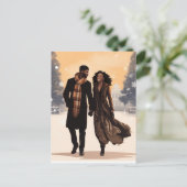 URLAUB COUPLE #1 Post Card Postkarte (Stehend Vorderseite)