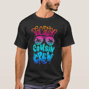 Urlaub Cousin Crew Camping Outdoor Sonnenuntergang T-Shirt