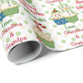 Urlaub Cupcake Personalisierte Kinder Geschenkpapier (Rolleneckpunkt)