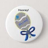 Urlaub! Das ist ein Junge! Schaltfläche für die An Button (Vorderseite)