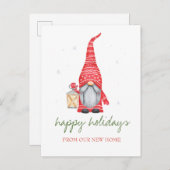 Urlaub, den wir bewegt haben, erfreuliches Erbe Ankündigungspostkarte (Vorne/Hinten)