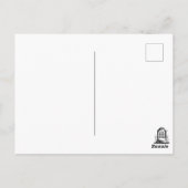 Urlaub des Weihnachtsmanns Postkarte (Rückseite)