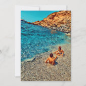 Urlaub einladen einladung (Vorderseite)