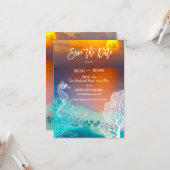 Urlaub Einladung Segeln Sie die Seas Jungfrau Isla (Vorderseite/Rückseite Beispiel)