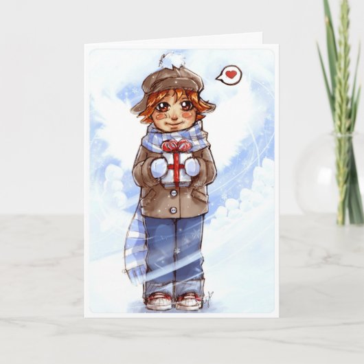 Urlaub Feiertagskarte (Vorderseite)