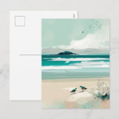 Urlaub Feiertagspostkarte (Vorne/Hinten)