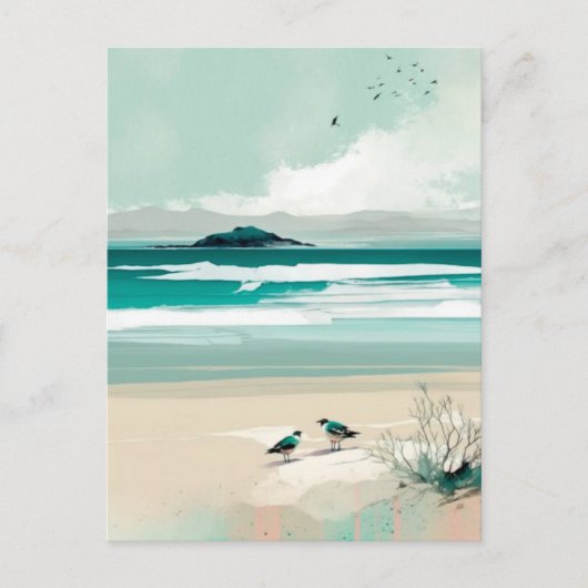 Urlaub Feiertagspostkarte (Vorderseite)