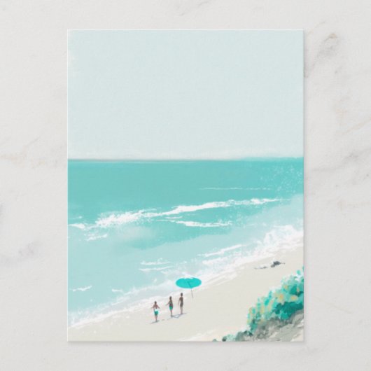 Urlaub Feiertagspostkarte (Vorderseite)