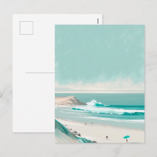 Urlaub Feiertagspostkarte (Vorne/Hinten)