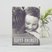 URLAUB | FERIENFOTOKARTE FEIERTAGSKARTE (Stehend Vorderseite)