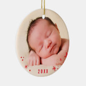 URLAUB FOTO ORNAMENT Hand Freude rot (Rechts)