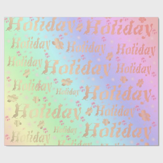 Urlaub, Freizeit, glänzend, Metall, Schrift, Gold, Geschenkpapier (Flach)