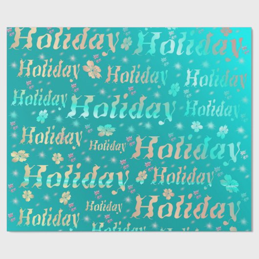 Urlaub, Freizeit, glänzend, Metall, Schrift, Gold, Geschenkpapier (Flach)