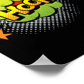 Urlaub! Freuen Sie sich auf Pop Art Comic Poster (Ecke)