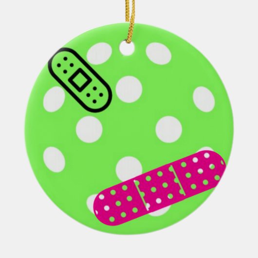 URLAUB FÜR DIE VERLETZTE SPORTSFAN KERAMIK ORNAMENT (Vorne)