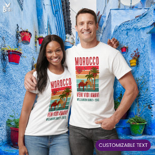 Urlaub für Familientreffen Marokko Reise Gruppe T-Shirt