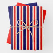 Urlaub für Rot Weiß und Blau Geschenkpapier Set (Beispiel)