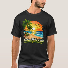 Urlaub Gefühlt Richtig Dunkles Baumwoll-T-Shirt US T-Shirt