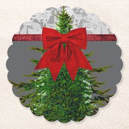 URLAUB GLITZER UNTERSETZER (Vorderseite)