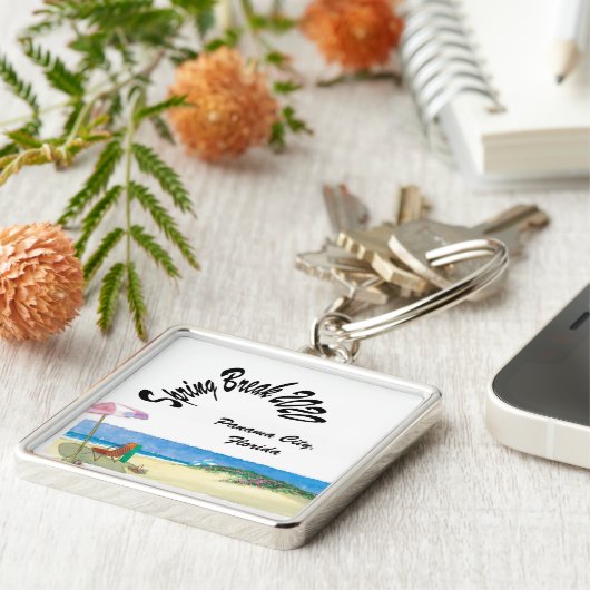 Urlaub im Frühjahr - Schlüsselanhänger (Seite)