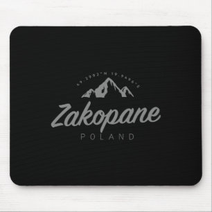 Urlaub im Gebirge Zakopane Skifahren Polen Mousepad