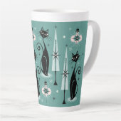 Urlaub im Mittelalter Meow Atomic Kitty Weihnachte Milchtasse (Rechte Ecke)