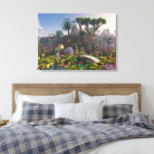 Urlaub im Paradies - von Jurgen Ziewe Leinwanddruck (Insitu (Schlafzimmer))