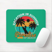 Urlaub im Sommer Mousepad (Mit Mouse)