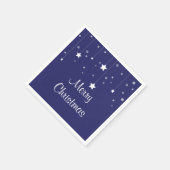 Urlaub in Blau und Weiß Serviette (Ecke)