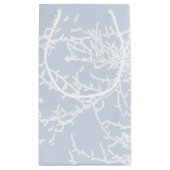 Urlaub in den Branchen Blau und Weiß Kleine Geschenktüte (Rückseite)