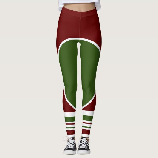 "Urlaub in den Tropen" Leggings (Vorderseite)