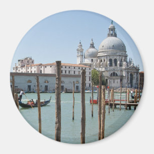 Urlaub in der Landschaft von Venedig Rundmagnet Magnet