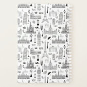 Urlaub in Europa Muster Planer (Rückseite)