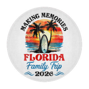 Urlaub in Florida im Stil der Vergangenheit Famili Schneidebrett
