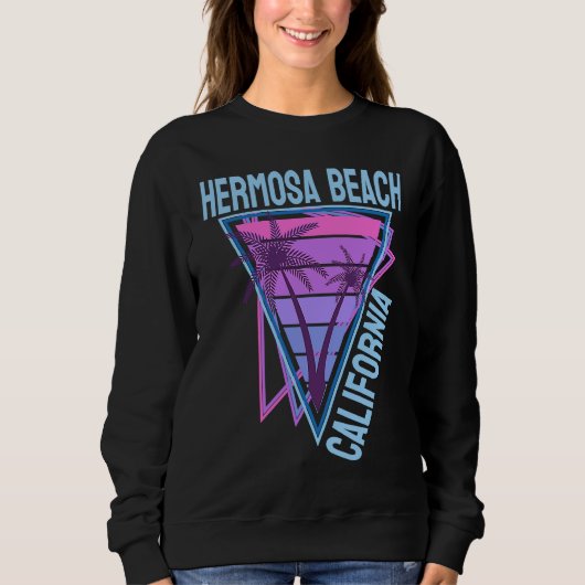 Urlaub in Hermosa Beach 2 Sweatshirt (Vorderseite)