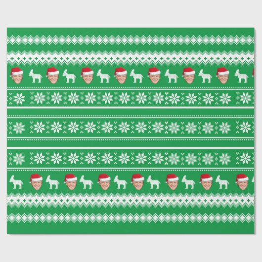 Urlaub in Joe Biden Geschenkpapier (Flach)