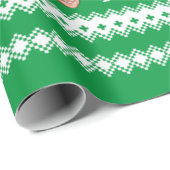 Urlaub in Joe Biden Geschenkpapier (Rolleneckpunkt)