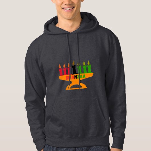 Urlaub in Kwanzaa Hoodie (Vorderseite)