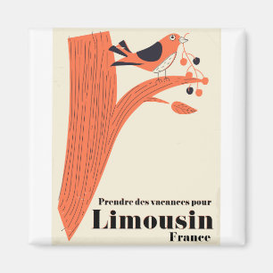 Urlaub in Limousin Frankreich machen . Magnet